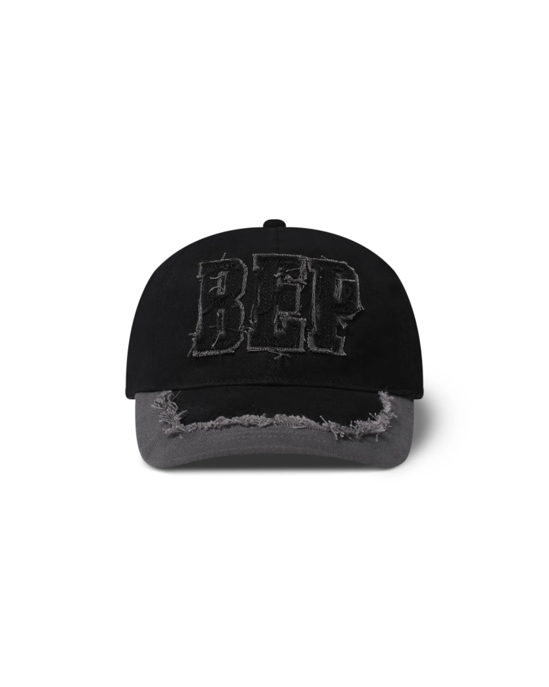 BlackEyePatch�i�u���b�N�A�C�p�b�`�jBEPFW26AC34 FABRIC INITIALS PATCHED CAP