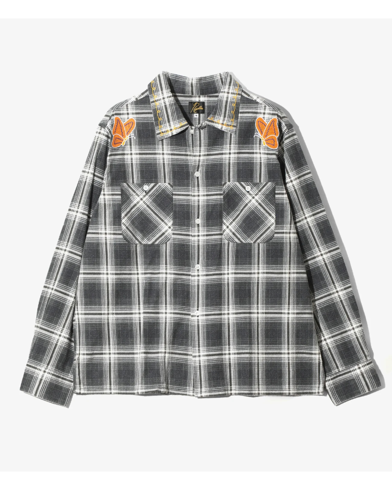 NEEDLES�i�j�[�h���Y) TY304 One-Up Shirt - Printed Flannel / Plaid