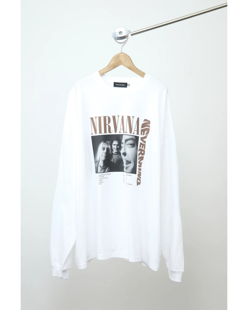 GOOD ROCK SPEED�i�O�b�g���b�N�X�X�s�[�h�j26NVN203WWhiteF Nevermind Photo Long Sleeve T-Shirt 