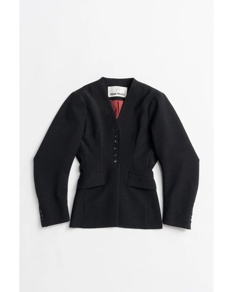 PRANK PROJECT (�v�����N �v���W�F�N�g) 31262116401 Padded Shoulder V-Neck Jacket