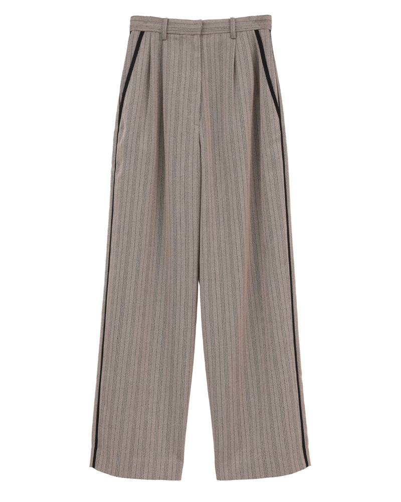 CLANE (�N���l) 11110-7303 HERRINGBONE LINE PANTS