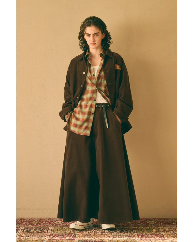 KHA:KI�i�J�[�L�jMIL26FSK3107 CORD FLARED SKIRT