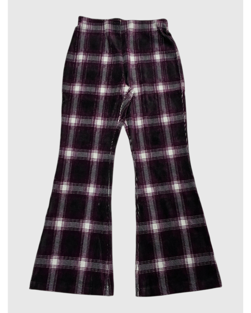 PHEENY�i�t�B�[�j�[) PA26-CS17 Ombre Check Stretch Corduroy Flare Pants
