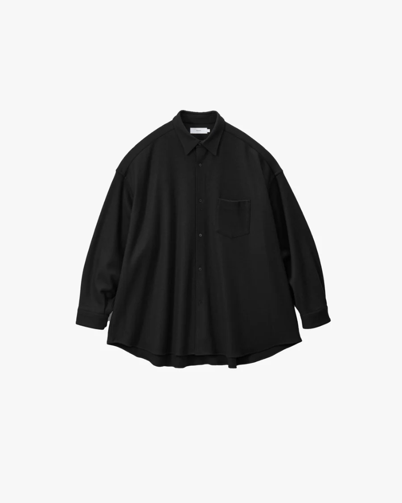Graphpaper�i�O���t�y�[�p�[ �jGU263-50521B Wool Smooth Flannel Oversized Regular Collar Shirt