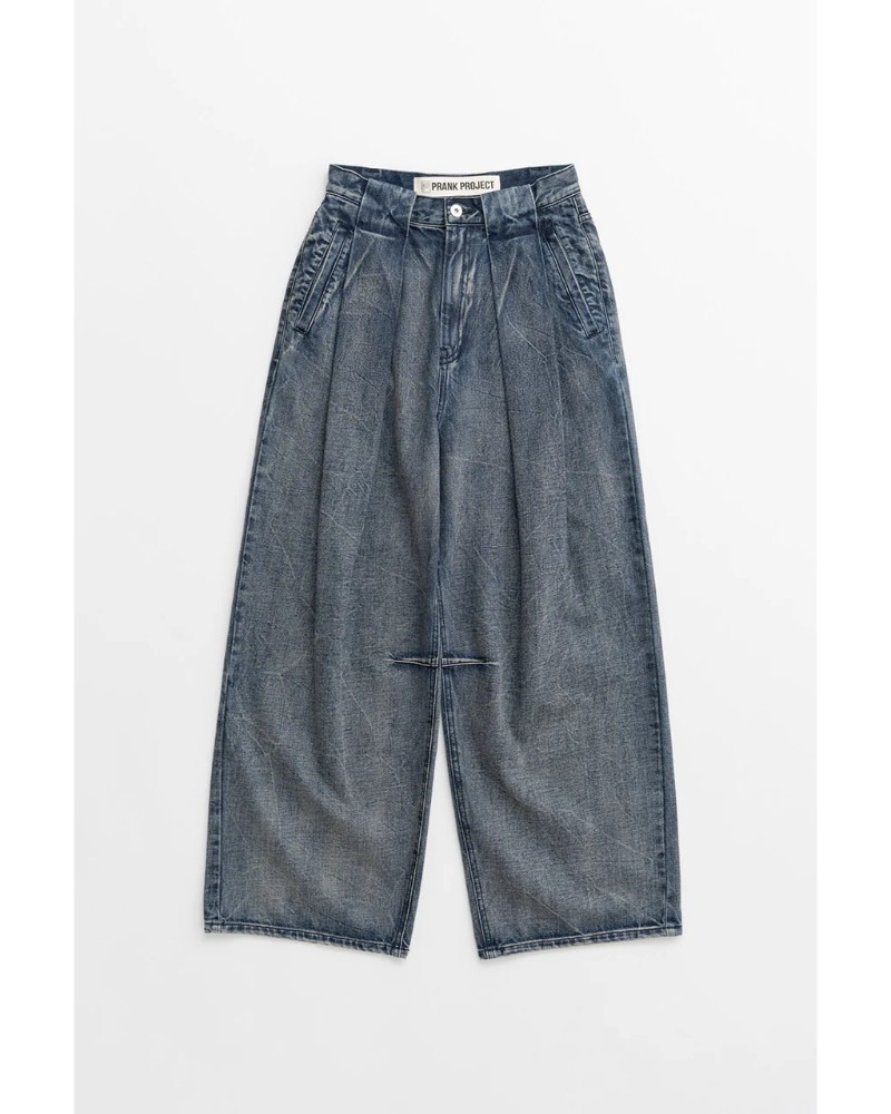 PRANK PROJECT (�v�����N �v���W�F�N�g) 31262465404 Crinkle Denim Wide Pants