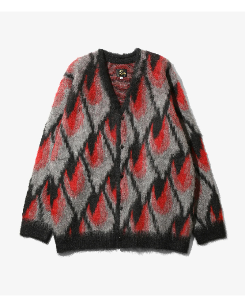 NEEDLES�i�j�[�h���Y) TY412 Mohair Cardigan - Abstract