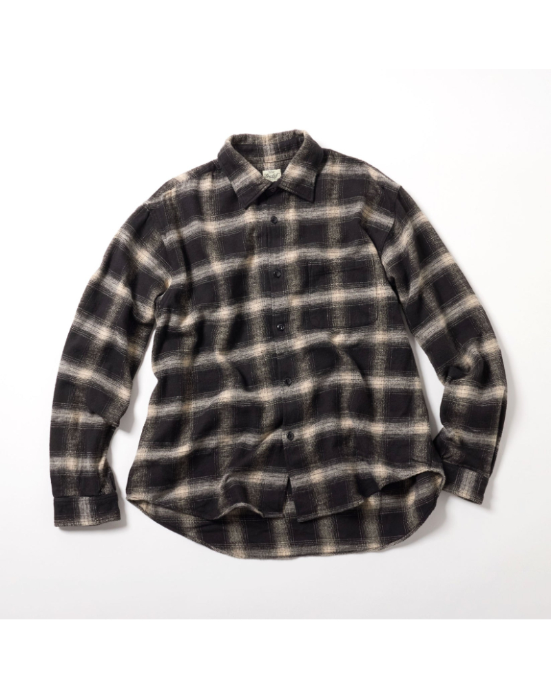 GOLD (�S�[���h) GL29755 SOFT NEL CHECK REGULAR COLLAR SHIRT